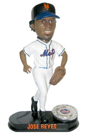 New York Mets Jose Reyes Forever Collectibles Blatinum Bobble Head