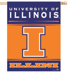 Illinois Fighting Illini 27 x37 Banner