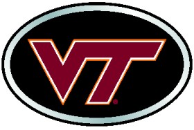 Virginia Tech Hokies Color Auto Emblem
