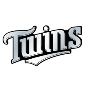 Minnesota Twins Emblem - Minnesota Twins Silver Auto Emblem