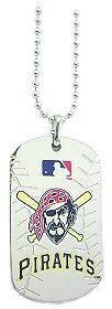 Pittsburgh Pirates Sport Dog Tagz Necklace