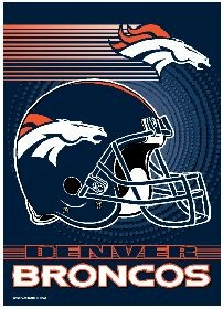 Denver Broncos 11 x15 Garden Flag