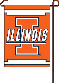 Illinois Fighting Illini 11 x15 Garden Flag