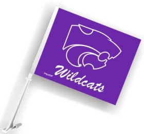 Casey 2324558928 Kansas State Wildcats Car Flag