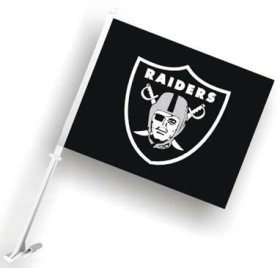 Oakland Raiders Car Flag