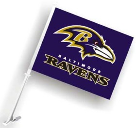 Casey 2324598931 Baltimore Ravens Car Flag