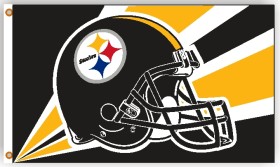 Pittsburgh Steelers 3 x5 Helmet Design Flag