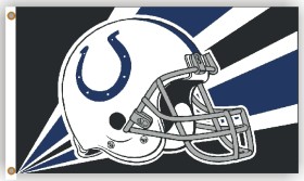 Indianapolis Colts 3 x5 Helmet Design Flag
