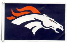 Casey 3208542845 Denver Broncos 3x5 Flag