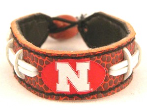Nebraska Football - Nebraska Huskers Classic Football Bracelet