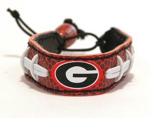 Georgia Bulldogs Classic Football Bracelet