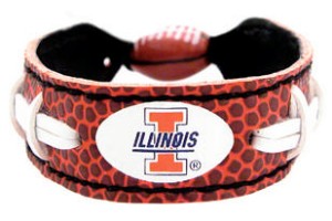 Illinois Fighting Illini Classic Football Bracelet