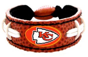 Kansas City Chiefs Classic Football Bracelet