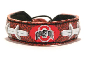 Ohio State Buckeyes Classic Football Bracelet