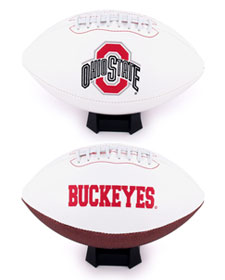 Ohio State Buckeyes Full Size Embroidered Football