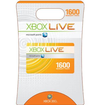 Microsoft (XBox) Xbox Live Points 1600 Points 56P00001