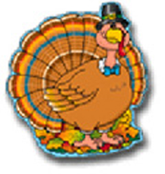 CARSON DELLOSA CD-4111 TWO-SIDED DECORATION TURKEY