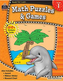 Games And Puzzles - TEACHER CREATED RESOURCES TCR5960 RSL MATH PUZZLES And GAMES GR 1