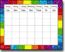 Click here to buy CARSON DELLOSA CD-8713 CHART CALENDAR RAINBOW:... by CARSON DELLOSA.
