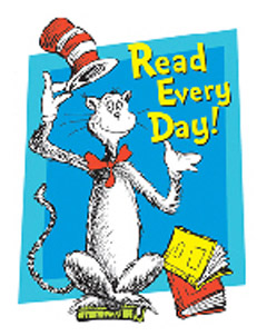 EUREKA EU-836024 CAT IN THE HAT READ EVERY DAY WINDO W CLING by EUREKA