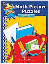 Math Puzzles - TEACHER CREATED RESOURCES TCR3907 MATH PICTURE PUZZLES GRADE 2