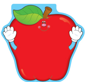 CARSON DELLOSA CD-151008 APPLE WITH HANDS