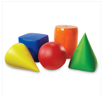 LEARNING RESOURCES LER0909 INFLATABLE GEOMETRIC SHAPES