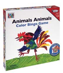 UNIVERSITY GAMES UG-77968 THE ANIMALS ANIMALS COLORS BINGO GA ME