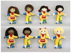 Boy Dress Up Dolls - FANNYS PLAY HOUSE FPH857 LEARN TO DRESS DOLL BLACK BOY