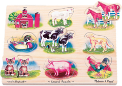 Farm Toys - LIGHTS CAMERA INTERACTION LCI268 SOUND PUZZLES FARM