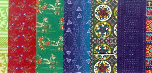 Roylco Inc. R-15280 Roylco Textile Craft Papers Asian