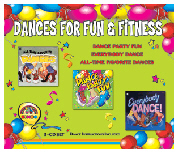 KIM7098CD DANCES FOR FUN & FITNESS 3-CD SET