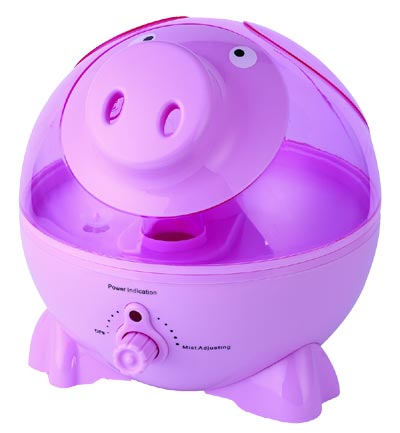 Sunpentown SU-3751 Pink Pig Ultrasonic Humidifier