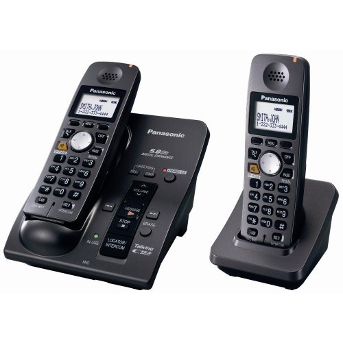 Panasonic KX-TG6052B Digital Cordless Phone w/ Answering MachineKX-TG6052B
