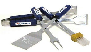 Denver Broncos Grill BBQ Utensil Set