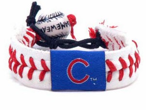 Chicago Cubs Classic
         Baseball Bracelet