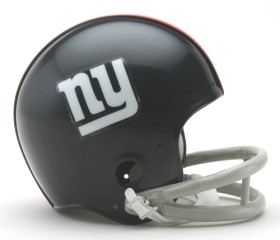 1961 New York Giants - New York Giants 1961-74 2-Bar Throwback Replica Mini Helmet