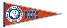 Indianapolis Colts Super Bowl 41 Champ Commemorative Pennant