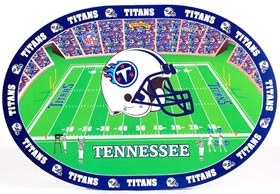 Casey 9413156111 Tennessee Titans Set of 4 Placemats