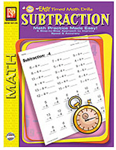 Rem5012b Easy Timed Math Drills Subtraction