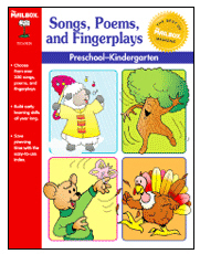 Preschool Fingerplays - THE EDUCATION CENTER TEC60858 SONGS POEMS AND FINGERPLAYS PRESCHOOL-KINDERGARTEN