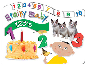 THE BRAINY BABY COMPANY BBC9927 123'S TAB BOOK... by THE BRAINY BABY COMPANY