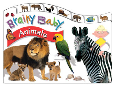 THE BRAINY BABY COMPANY BBC9928 ANIMALS TAB BOOK... by THE BRAINY BABY COMPANY