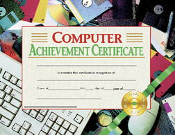 School Publishing H-va535 Certificates Computer Achievement 36 Pack 8.5 X 11