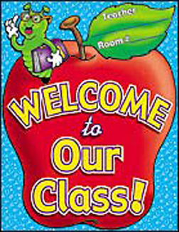 Tf-2185 Chart Welcome To Our Class 17 X 22 Plastic-coated