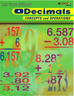 EDUPRESS EP-161 DECIMALS CONCEPTS and OPERATIONS