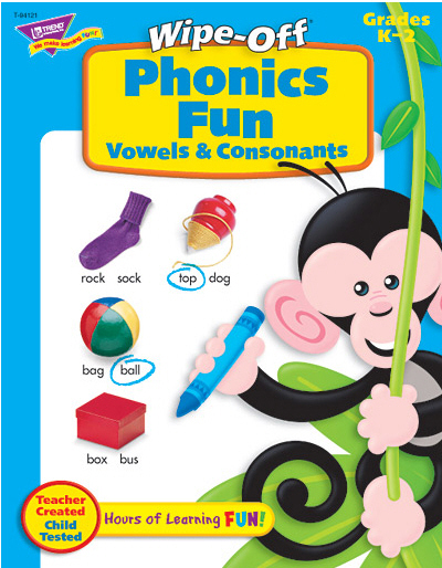 Click here to buy TREND ENTERPRISES INC. T-94121 PHONICS FUN-VOWELS... by TREND ENTERPRISES INC..