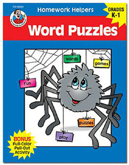 Word Puzzle - FRANK SCHAFFER PUBLICATIONS FS-109024 HOMEWORK HELPER WORD PUZZLES GR K-1