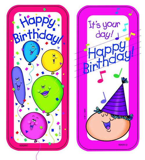 Ctp0929 Bookmarks Happy Birthday 30 Pack