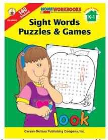Puzzles And Games - CARSON DELLOSA CD-104008 SIGHT WORDS PUZZLES GAMES
